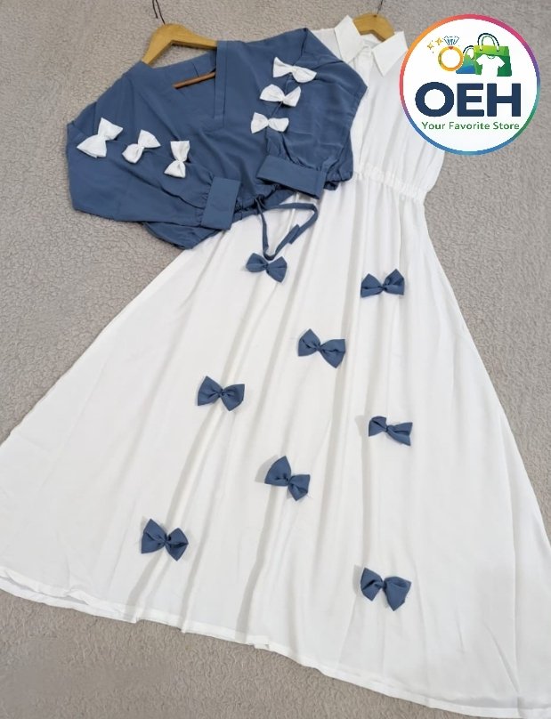 Elegant Bow Dress For Girls