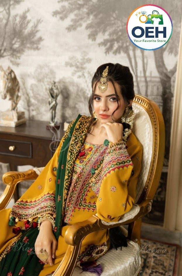 ✨ Aneela Most Demanding Edition – 3PCS Unstitched Lawn Suit