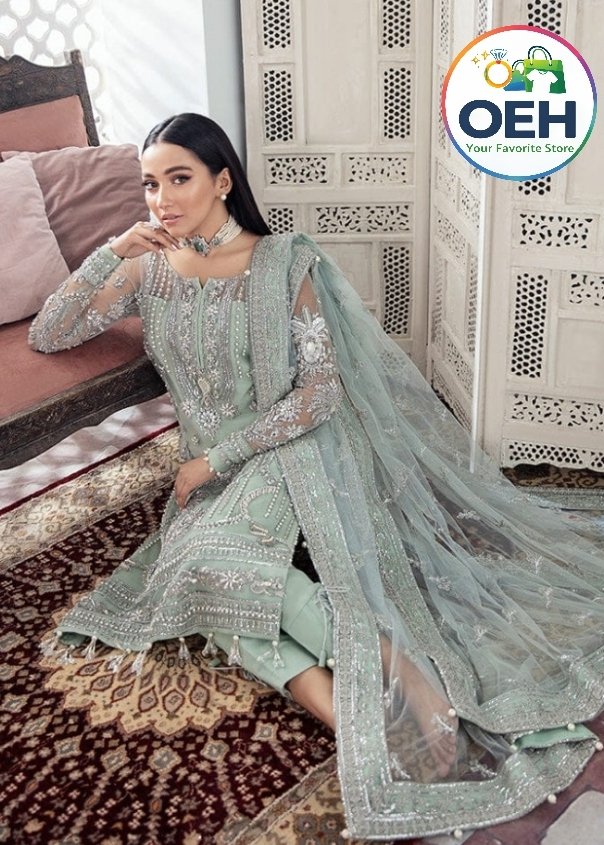 3PC Fancy Dress Zing Color