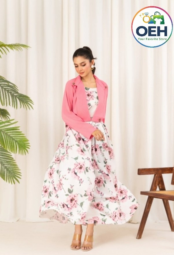 Winter Festival Digital Maxi with Koti (2PC)