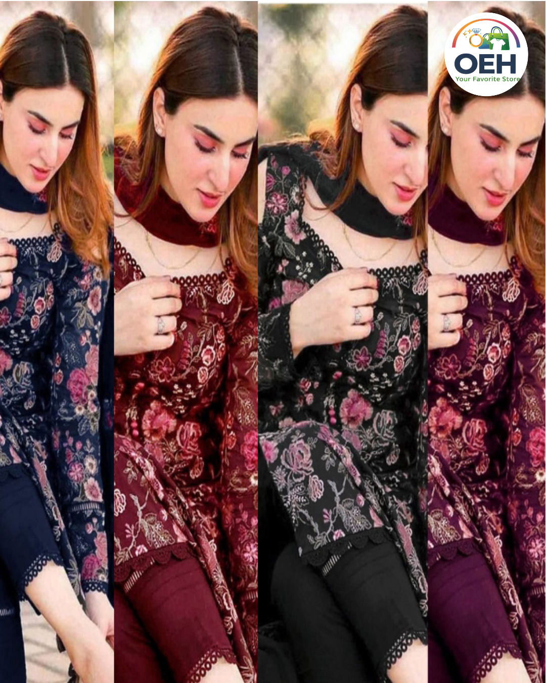 Bareeze Summer Collection 6136 – Luxury Embroidered Lawn Suit