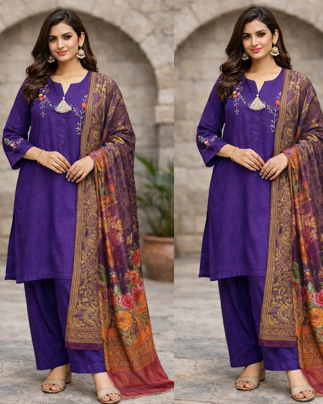 3 Piece Embroidered Lawn Suit