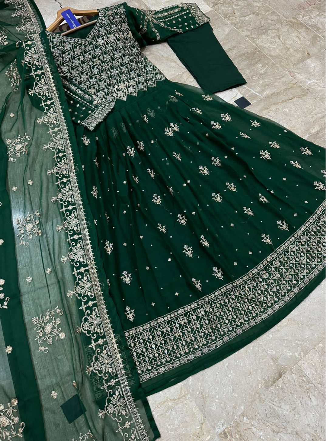 3 Piece Suit (Maxi + Trouser + Dupatta)