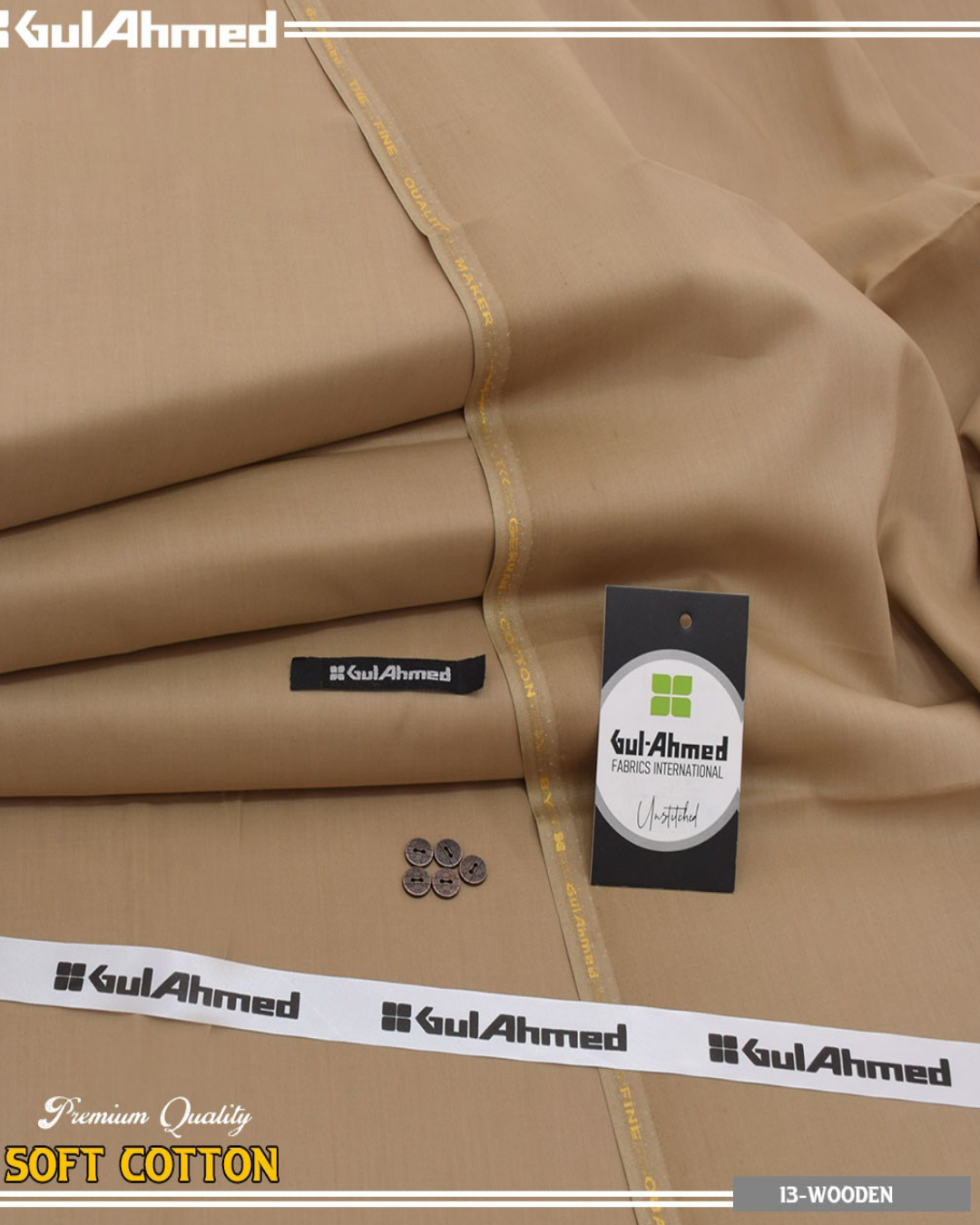 Gul Ahmed – Plain Soft Cotton Collection