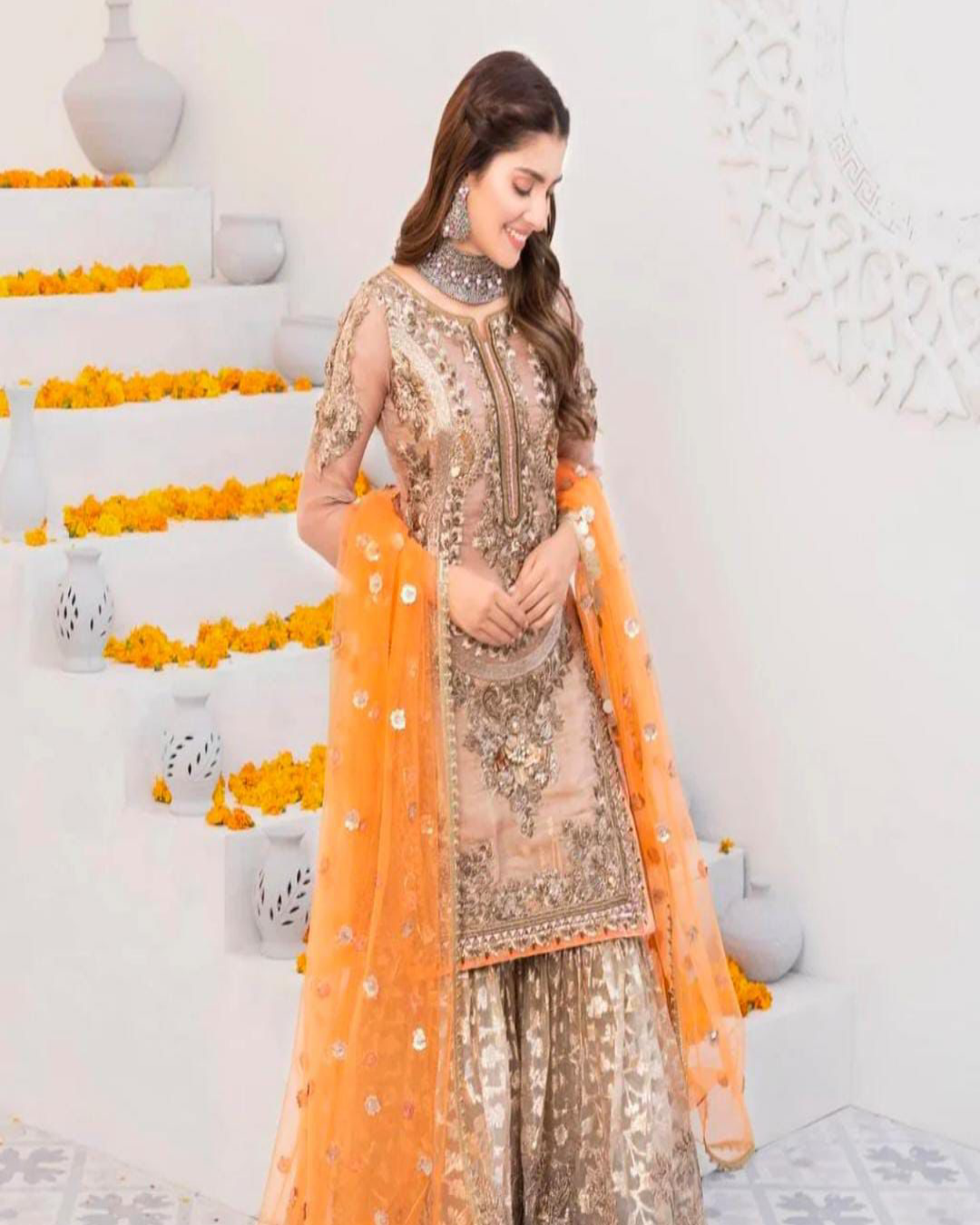 Khuda Buksh Wear By Aiza Khan – D-8013