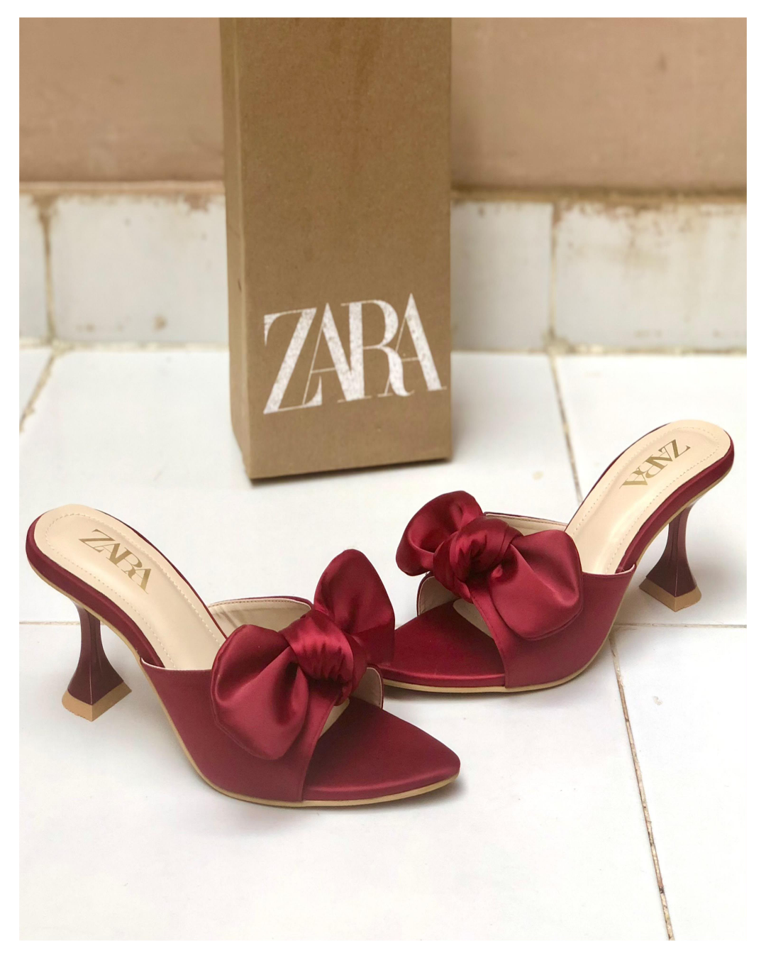 Zara Big Bow Heels