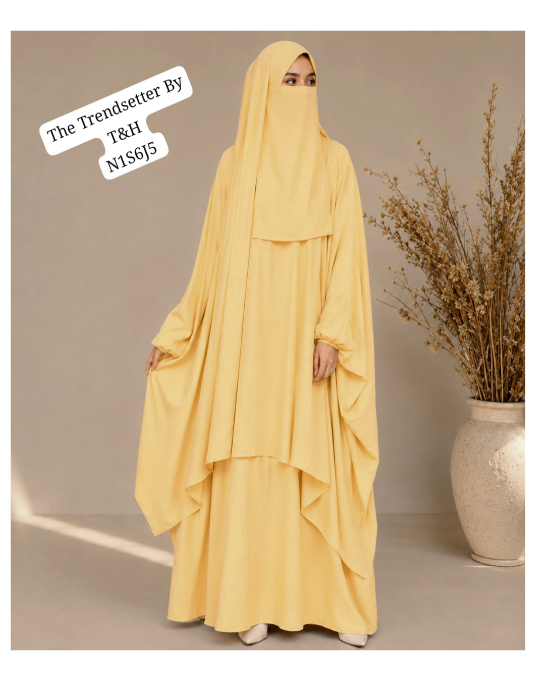 3-Piece Jilbab Set