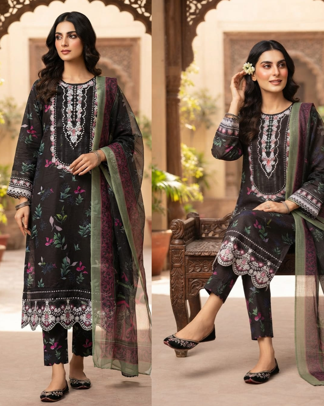 3-Piece Pure Lawn Suit
